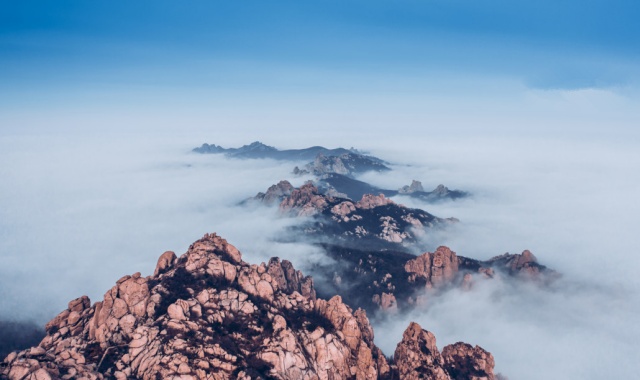 칭다오 노산 트래킹 일일 투어