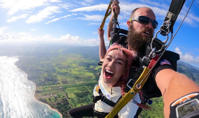 하와이 오아후 GoJump 스카이 다이빙