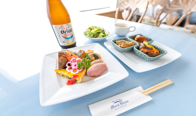 沖縄 水中観光船 オルカ ORCA ＋ 鉄板焼き サムズ ランチコース