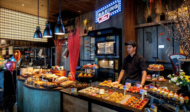 킴튼 말라이 방콕 호텔 스톡 룸 뷔페