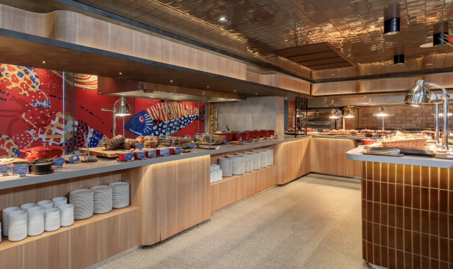 아카라 호텔 파타야 탈레 레스토랑 뷔페