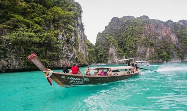 끄라비 홍섬 선셋 일일 투어 (BBQ, 롱테일 보트)