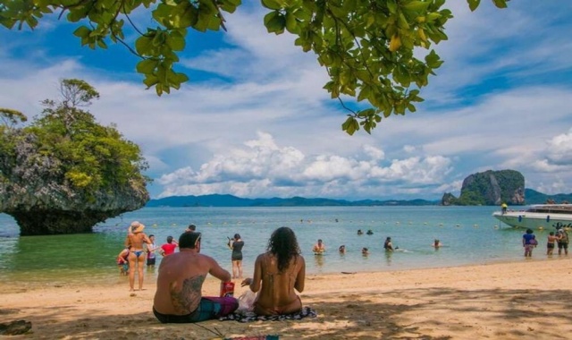 끄라비 홍섬 선셋 일일 투어 (BBQ, 스피드 보트)