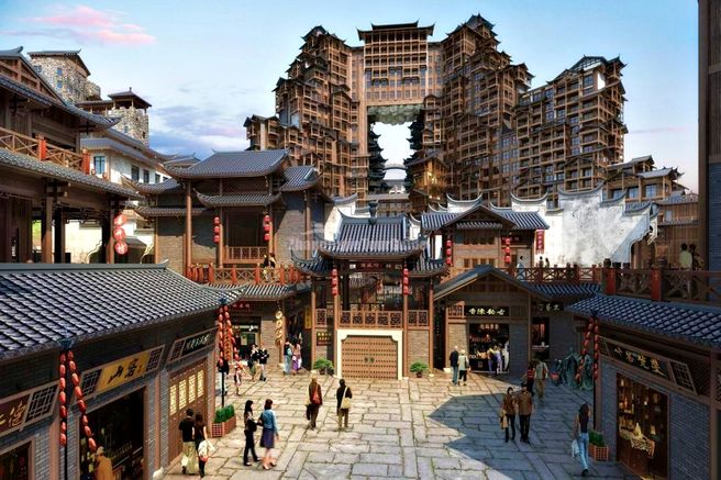 Zhangjiajie One Day Tour (Tujia Folk Garden, Jun Sheng Sandstone Painting Museum, Glass Skywalk Grand Canyon)