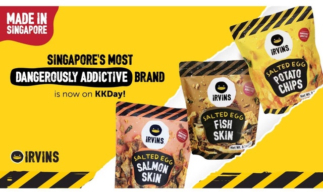 シンガポール・IRVINSソルテッドエッグチップス