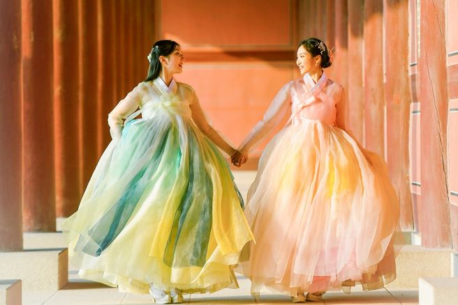 Hanbok Rental at Hanboknam Gyeongbokgung Store, Seoul