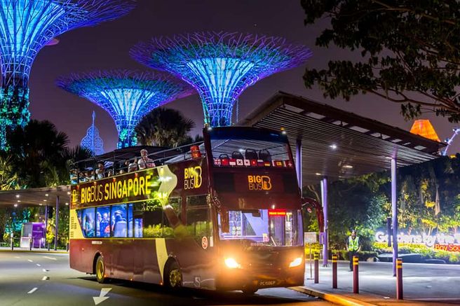 シンガポール ビッグ・バス シティ&ナイトツアー 1/2日券