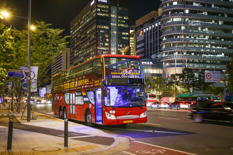 서울 타이거 시티투어 버스 - 도심 고궁, 남산 코스