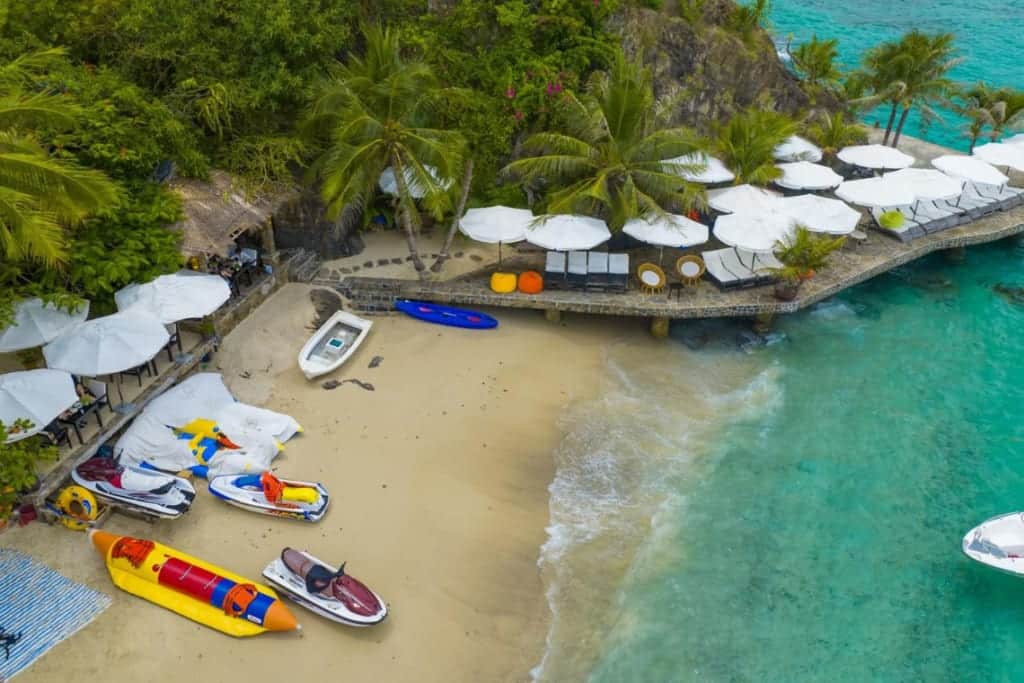 [산티아고] 나트랑 미니비치섬 입장 & 선베드 프라이빗 투어