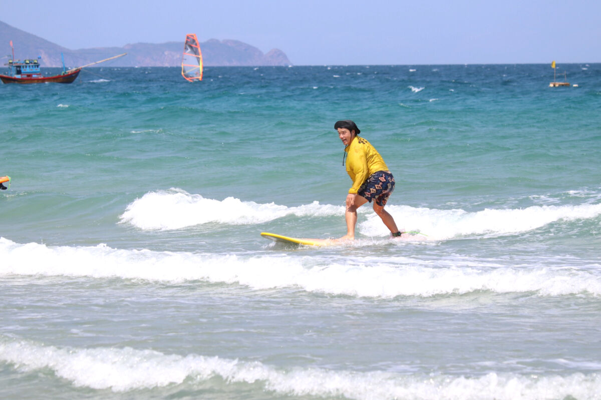 나트랑 바이다이 해변 서핑 강습 체험