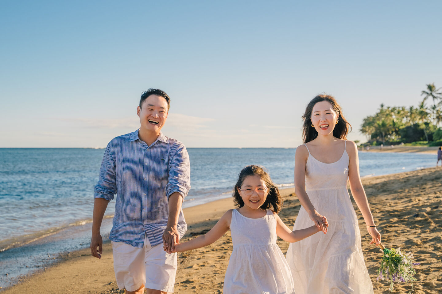 [무료픽업] 하와이 선셋공원 패밀리 스냅 사진 by 아넬라니 (90분)