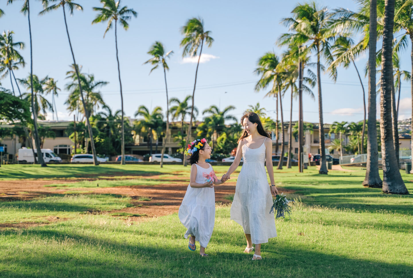 [무료픽업] 하와이 선셋공원 패밀리 스냅 사진 by 아넬라니 (90분)