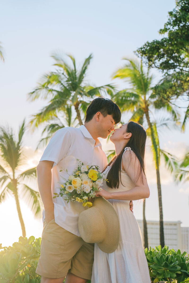 하와이 와이키키 선셋 커플 스냅 사진 by 아넬라니 (50분)