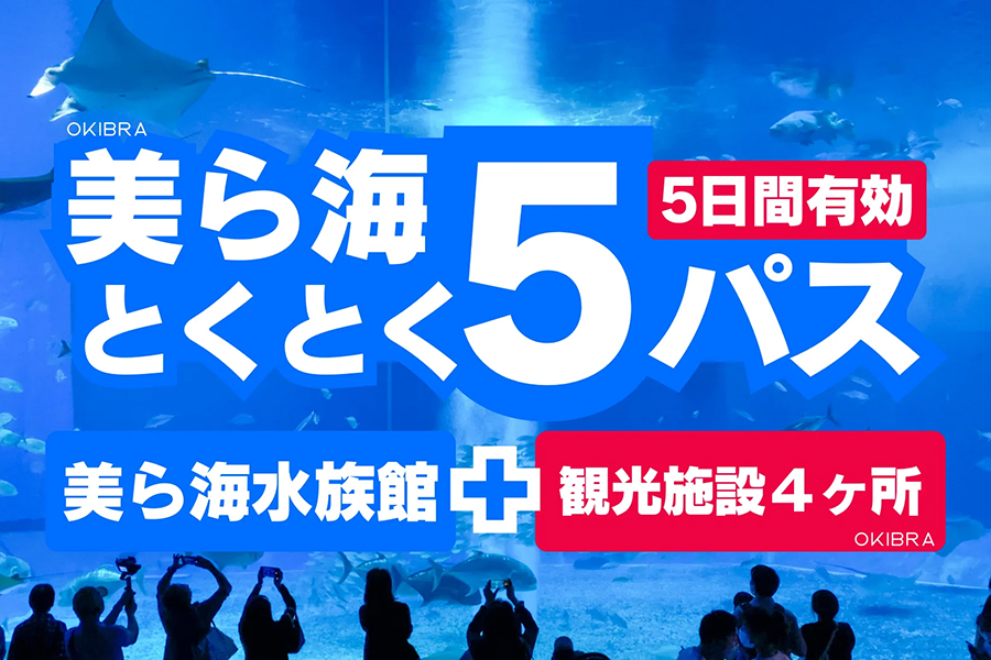 오키나와 토쿠토쿠 5패스 - 츄라우미 수족관 포함