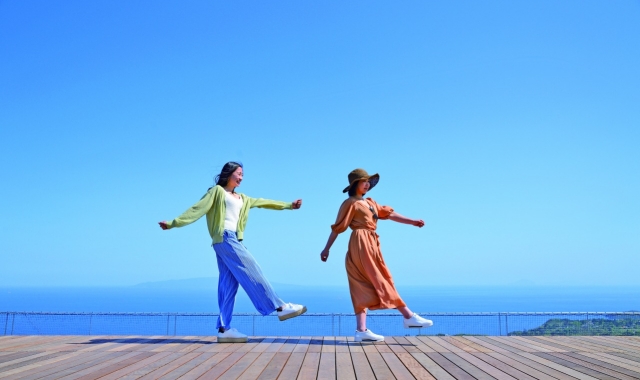 静岡・伊東 小室山尾根ルートみそら（往復バス乗車券＆往復ケーブルカー乗車券＆割引クーポン）