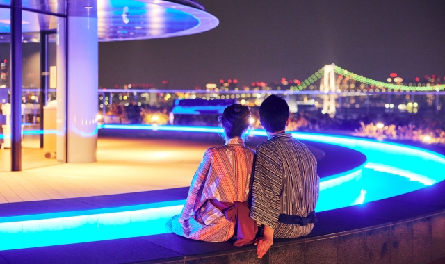 【セット割引】東京ゆりかもめ1日乗車券＋豊洲万葉倶楽部温泉入場券