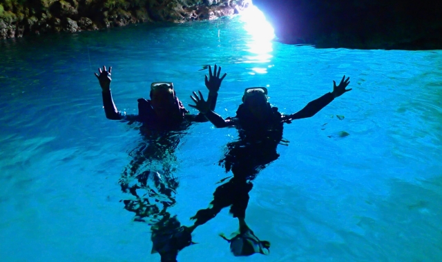 Okinawa: Blue Cave Snorkeling & Coral Reef Diving Tour