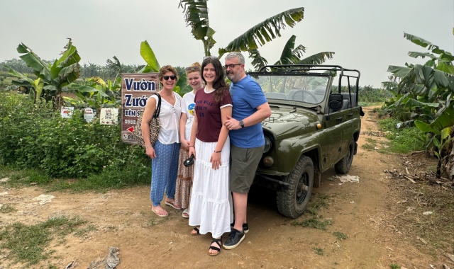 하노이 홍강 삼각주를 탐험하는 지프 투어