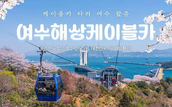 여수 해상 케이블카 티켓 (판타지월드 포함)