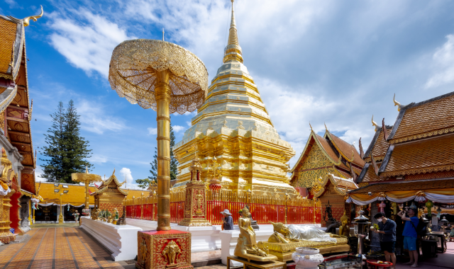 치앙마이 왓우몽 사원 + 도이수텝 사원 단독 투어 (한국어 가이드 포함)