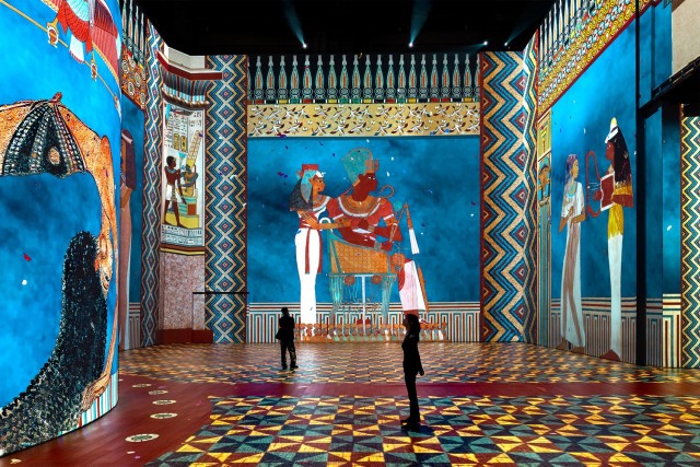서울 워커힐 빛의 라운지 & 시어터 - 파라오의 이집트 & 이응노: 위대한 예술적 여정 서울-파리 전시 티켓 + 카페
