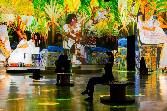 서울 워커힐 빛의 라운지 & 시어터 - 파라오의 이집트 & 이응노: 위대한 예술적 여정 서울-파리 전시 티켓 + 카페