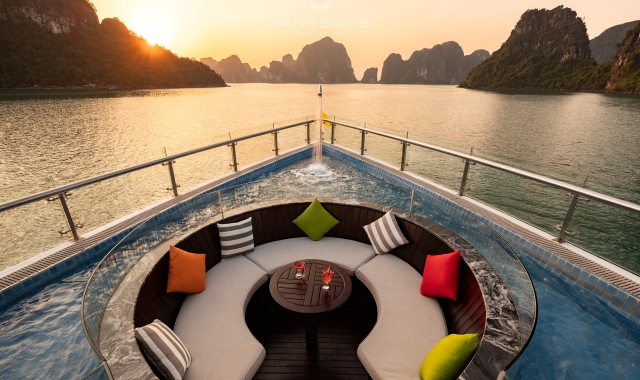 Departure from Hanoi: Ha Long Bay Jade Sails Cruise