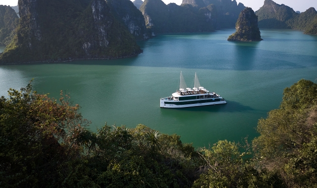 Departure from Hanoi: Ha Long Bay Jade Sails Cruise