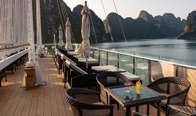 Departure from Hanoi: Ha Long Bay Jade Sails Cruise
