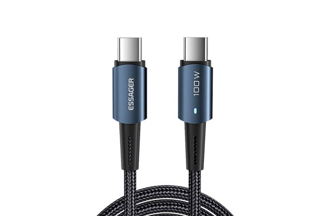 ESSAGER 100w C to C PD 고속충전케이블 2m (무료배송)