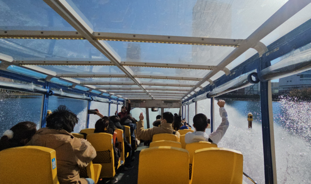 요코하마 수륙양용 버스 스카이덕 투어