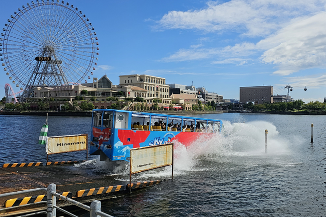 요코하마 수륙양용 버스 스카이덕 투어