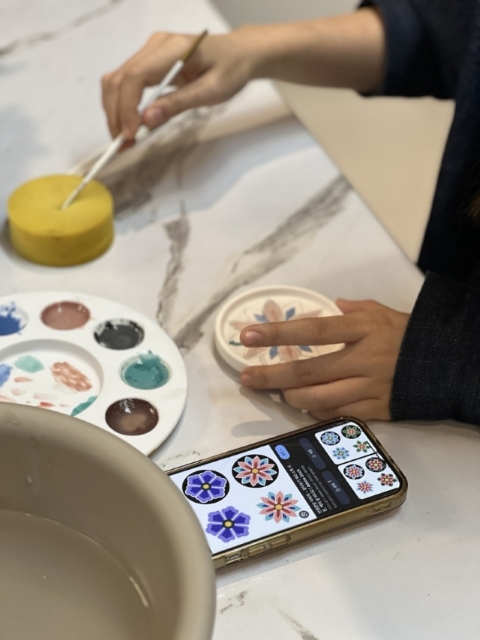 서울 강남 '세라듀(CERADU)' 전통적인 한국 문양 단청 그리기 체험 원데이 클래스