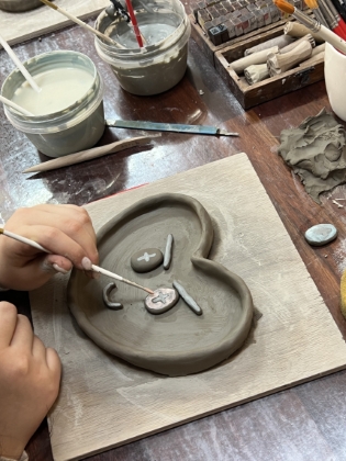 서울 강남 '세라듀(CERADU)' 도예공방 핸드빌딩 / 도자 페인팅 / 그림컵 원데이 클래스