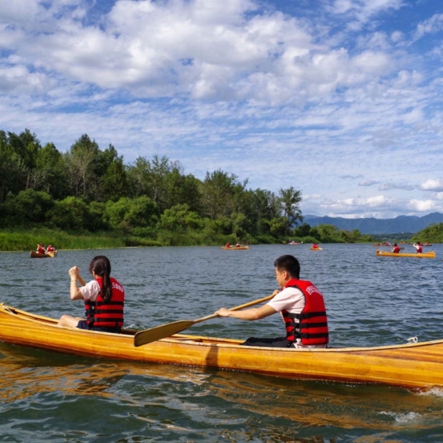Gangwon : Chuncheon Jungdo Mullegil Canoe Experience Ticket