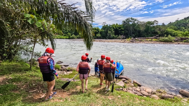 코타키나발루 카이두안 래프팅 (삼겹살 점심 포함)
