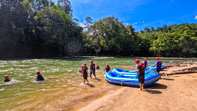 코타키나발루 카이두안 래프팅 (삼겹살 점심 포함)