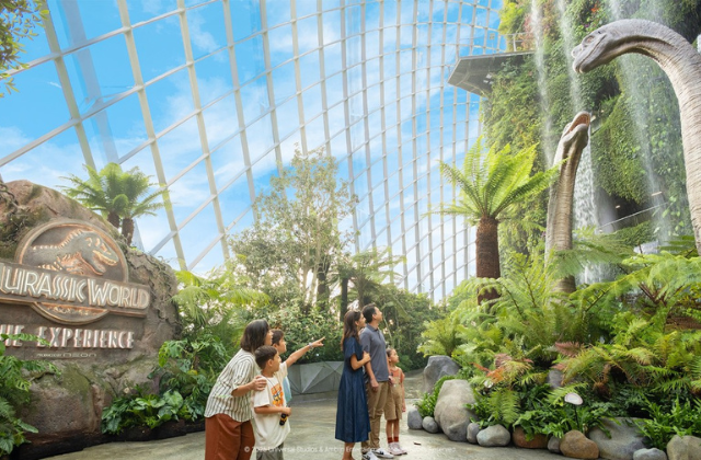 싱가포르 가든스바이더베이 클라우드 포레스트 + 플라워돔 입장권 - 쥬라기 월드: 더 익스피리언스