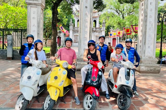 Hanoi Highlights Vespa Scooter Tour - Local, Culture & Street Food (WAUG Exclusive)