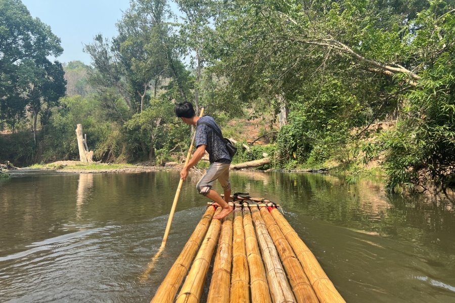 치앙마이 뱀부 래프팅 투어 (픽업/드랍, 입장권 포함)