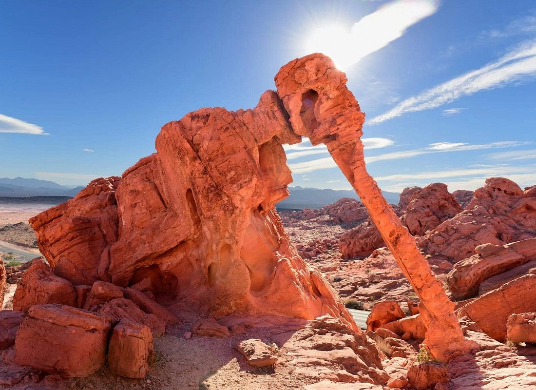 라스베가스 출발: 밸리 오브 파이어, 세븐 매직 마운틴, 라스베가스 사인 투어 (WAUG Exclusive)