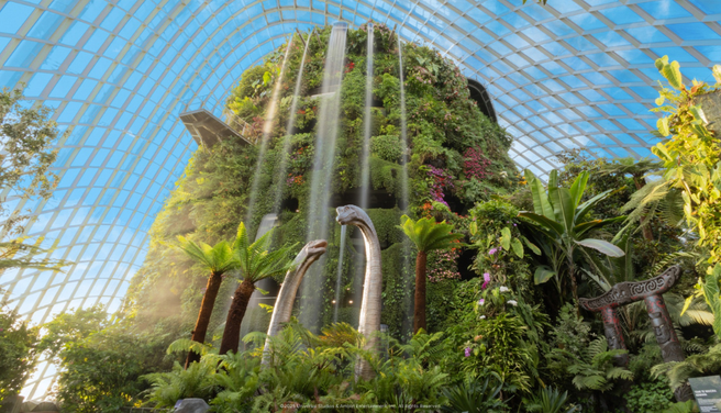 Singapore Gardens by the Bay Ticket: Flower Dome & Cloud Forest feat. Jurassic World: The Experience