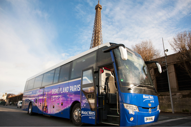 Disneyland Paris Theme Park & Official Express Shuttle Bus Ticket