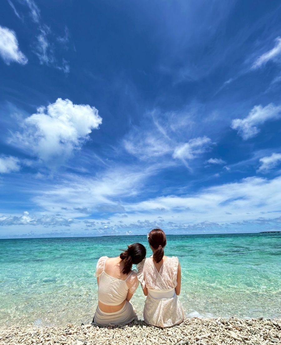 이시가키 환상의 하마지마 섬 상륙 & 산호초 보트 스노클링 투어 (유일 한국어 대응)