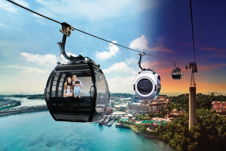 싱가포르 센토사 케이블카 왕복 탑승권 (마운트 페이버 라인)