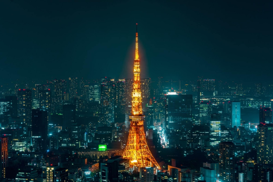 Tokyo Premium Night Drive (Tokyo Tower at Night)