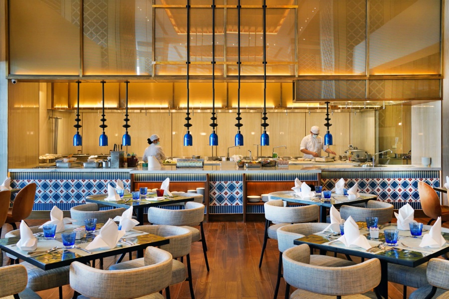 방콕 밀레니엄 힐튼 호텔 플로우 레스토랑