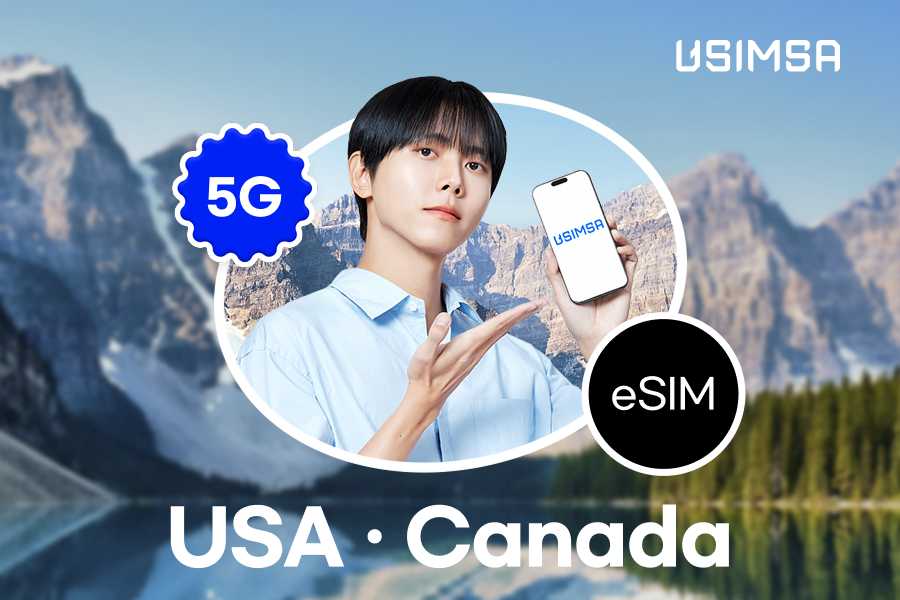 goods_title_image_[10% Discount / Instant Delivery] USA & Canada eSIM (Throttled Unlimited Data)