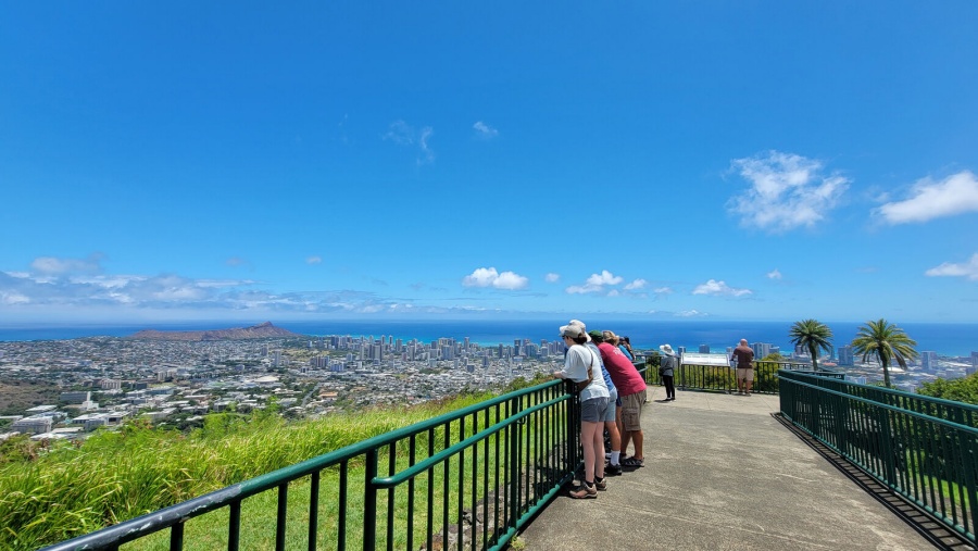 하와이 오아후 전망 명소 4곳 체크인 프라이빗 투어 (공항 / 호텔 출발)
