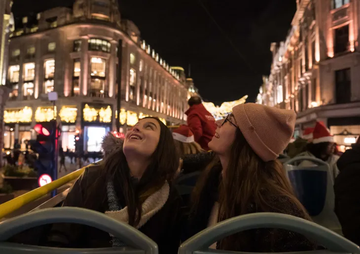 런던 툿버스 TootBus 크리스마스 라이트 투어
